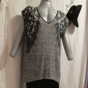Rock and Republic angel wing tunic